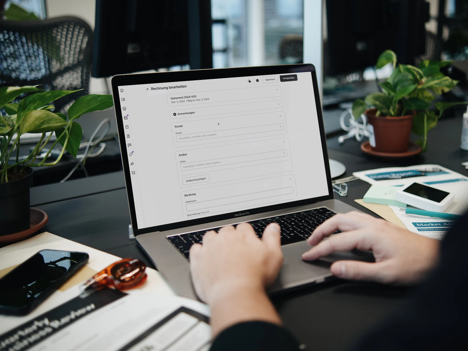 Payroll specialist working through a digital payroll workflow